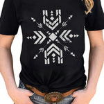 Merry Christmas Santa Clause Print Short Sleeve Graphic Tee