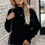 Ribbed Zip Knit Top
