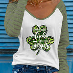 Leopard Print Patchwork Mesh Long Sleeve Top