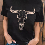 Merry Christmas Santa Clause Print Short Sleeve Graphic Tee