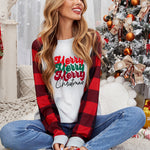 Buffalo Plaid Long Sleeve Sweatshirt