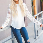 Lace Long Sleeve Top