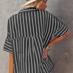 Pocketed Striped Shirt