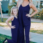 Spaghetti Straps Wide Leg Pocketed Jumpsuits