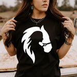Letter Graphic Print Short Sleeve Tee
