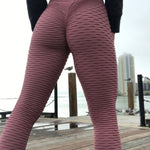 EP Polyester Ankle-Length Standard Fold Pants Elasticity Keep Slim Push Up Fitness Female Legging