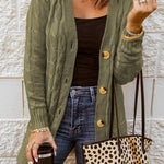 Button Pocket Knit Cardigan