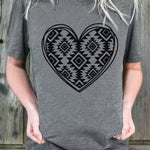 Letter Graphic Print Short Sleeve Tee
