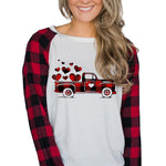 Buffalo Plaid Long Sleeve Sweatshirt