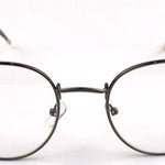 EP New Designer Woman Glasses Optical Frames Metal Round Glasses Frame Clear lens Eyeware Black Silver Gold Eye Glass
