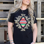 Letter Graphic Print Short Sleeve Tee