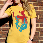Letter Graphic Print Short Sleeve Tee