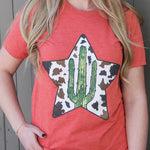 Letter Graphic Print Short Sleeve Tee
