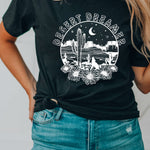 Letter Graphic Print Short Sleeve Tee