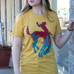 Letter Graphic Print Short Sleeve Tee