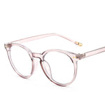EP Big frame round glasses frame web celebrity anti blue light glasses frame rice nail trend flat mirror