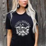 Letter Graphic Print Short Sleeve Tee