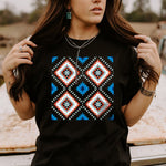 Letter Graphic Print Short Sleeve Tee