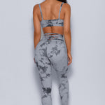 Tie-dye Crisscross Sport Bra and Leggings Set