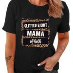 Letter Graphic Print Short Sleeve Tee