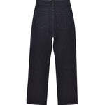 Women Clothing High Waist Straight Cool Black Loose Denim Trousers Draping Ripped Hot Girl Sneakers Mopping Floor Daddy Pants