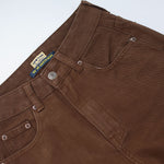 Women Clothing High Waist Straight Loose Brown Denim Trousers Draping Chocolate Street Hot Girl Sneakers Pants