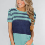 Stripes Colorblock T-shirt