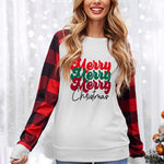 Buffalo Plaid Long Sleeve Sweatshirt