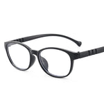 EP new children's anti-blue light flat mirror baby retro elliptical frame jelly color children's net class glasses
