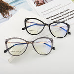 EP Anti - blue glasses Europe and the United States cat eye glasses frame TR frame TR7012