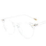 EP Big frame round glasses frame web celebrity anti blue light glasses frame rice nail trend flat mirror