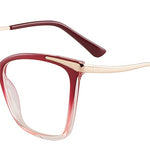 EP Glasses TR90 material square frame glasses metal foot wire anti-blue lens myopia lens frame
