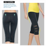 EP Calf-length Pants Capri Pant Sport leggings Women Fitness Yoga Gym High Waist Legging Yoga Pants