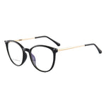 EP Anti-blue glasses European and American flat mirror cat eye glasses TR frame