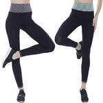 EP High Waist Stretch Yoga Pants Women Dyed Quick Drying Workout Fitness Elastic Tight Sport Yoga Legging Pants Slim
