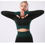 Nylon Nylon Quick-Drying Long Sleeve Fitness Set