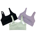 Plus Size U-Shaped Bra Fixed Chest Pad Sports Underwear Yoga Vest Workout Clothes Top for Women