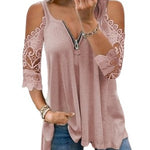 2021  New Hollow-out Camisole Lace Sleeve Knitted Vest Women＇s Top
