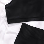 New Sports Shorts High Waist Sexy Bikini Swimsuit Swimwear Women