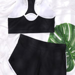 New Sports Shorts High Waist Sexy Bikini Swimsuit Swimwear Women