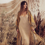 2021 New  Rayon Positioning Printed Sexy Cardigan with Belt Beach Cover-up Vacation Skirt Bikini Blouse