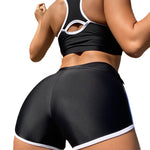 New Sports Shorts High Waist Sexy Bikini Swimsuit Swimwear Women