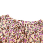 Split V Neck Boho Floral Dress