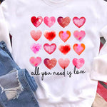 Letter Desert Hat Print Long Sleeve Black Sweatshirt