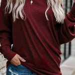 Ribbed Zip Knit Top