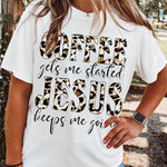Letter Graphic Print Short Sleeve Tee