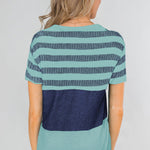 Stripes Colorblock T-shirt