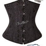 24 Steel Bone Waist Cincher/Trainer Waist Training Corsets Body Shaper Underbust Corset Plus Size Waist Cincher Black/White/Khaki