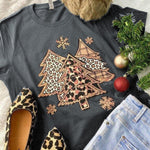 Merry Christmas Santa Clause Print Short Sleeve Graphic Tee