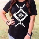 Letter Graphic Print Short Sleeve Tee